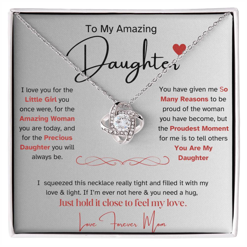 Personal Gift From Mom, Birth Day Gift Necklace, Gifting-For Daughter, From Mom