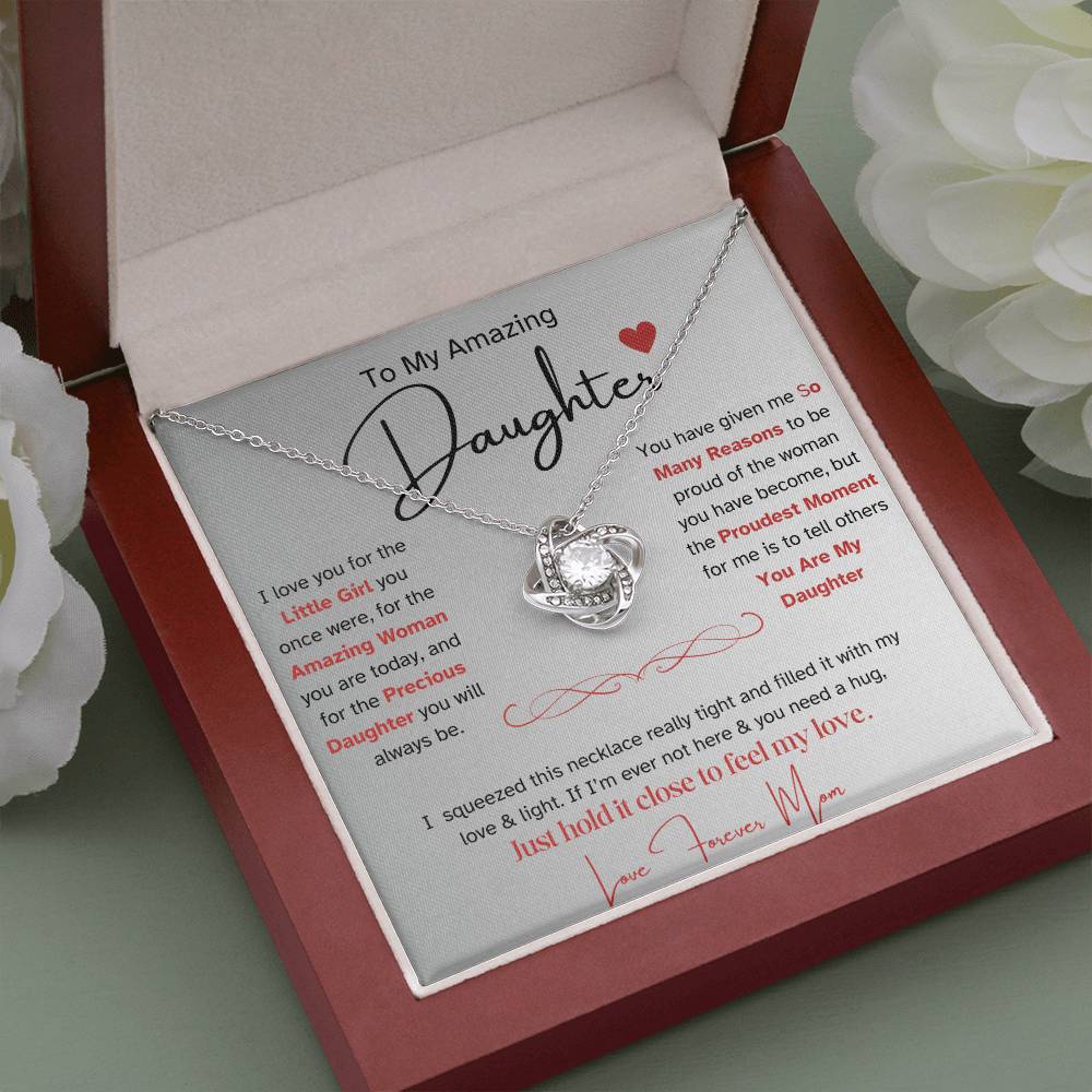 Personal Gift From Mom, Birth Day Gift Necklace, Gifting-For Daughter, From Mom