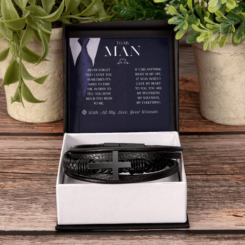Manly Birthday Gift, Personal Gift For Man, Minimalistic Bracelet