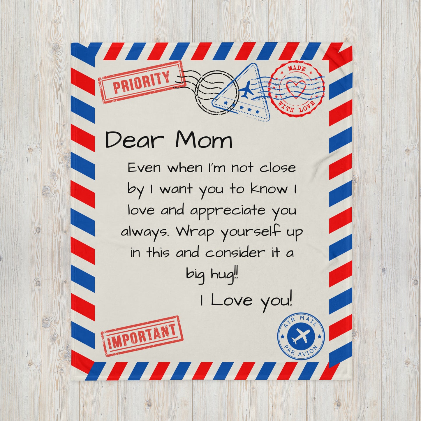 Throw Blanket, Personal Gift Mom, Thankful Gift Mom, Personal Gift Mom Birthday, Blanket Printing, Giant Blankets